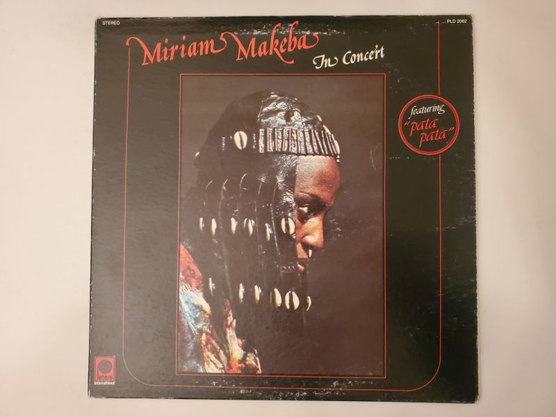 Miriam Makeba In Concert vinyl record